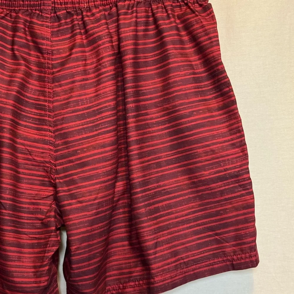 G-150 Men’s American Crown NWOT‎ Red & Black Lined Swim Trunks Size XL